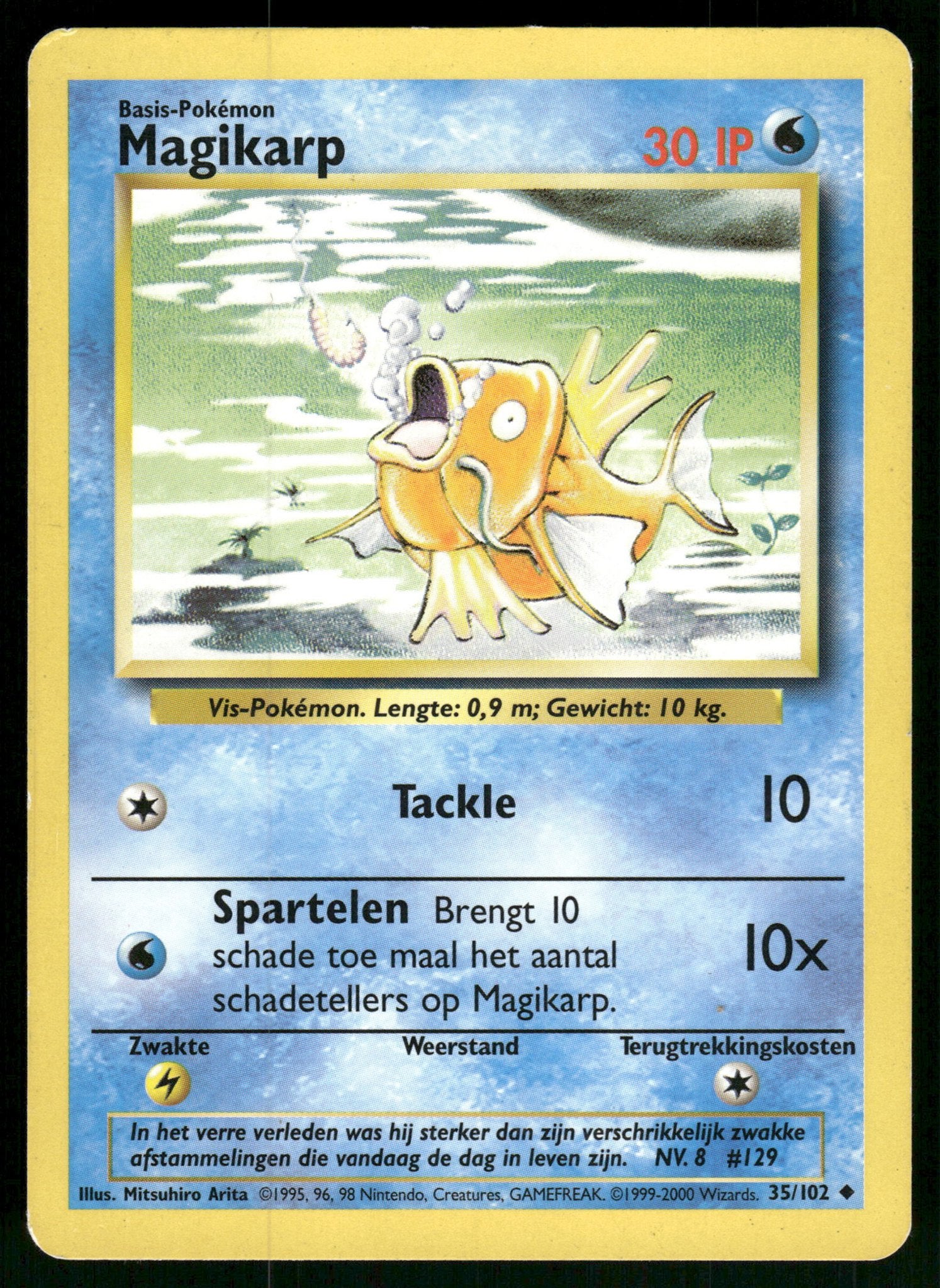 Magikarp 35/102 - Base (NL) (NM), Verzenden