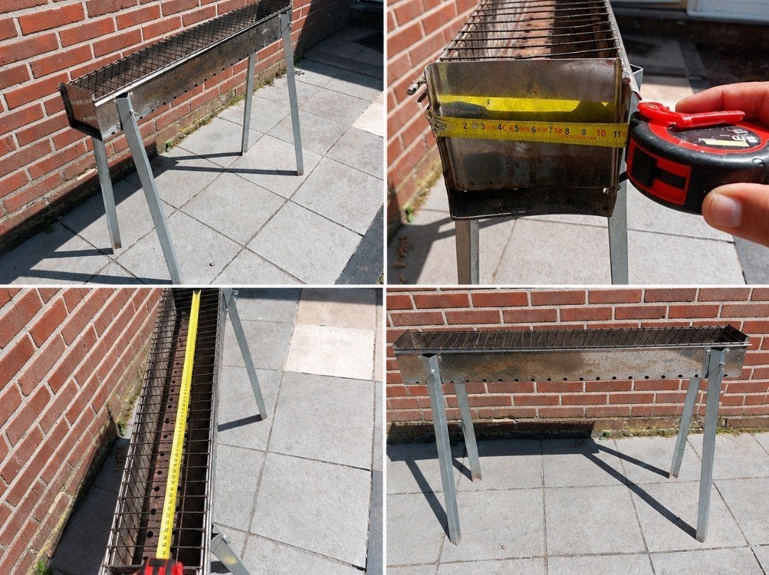 BBQ Houtskoolbarbecue 80 cm – Opvouwbaar en stevig, Ophalen