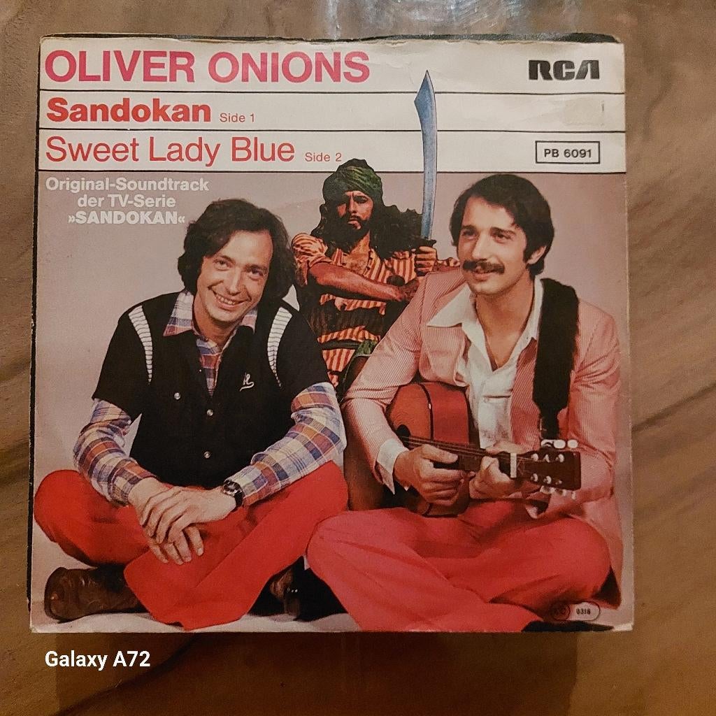 oliver onions sandokan, Gebruikt, 7 inch, Single, Ophalen of Verzenden