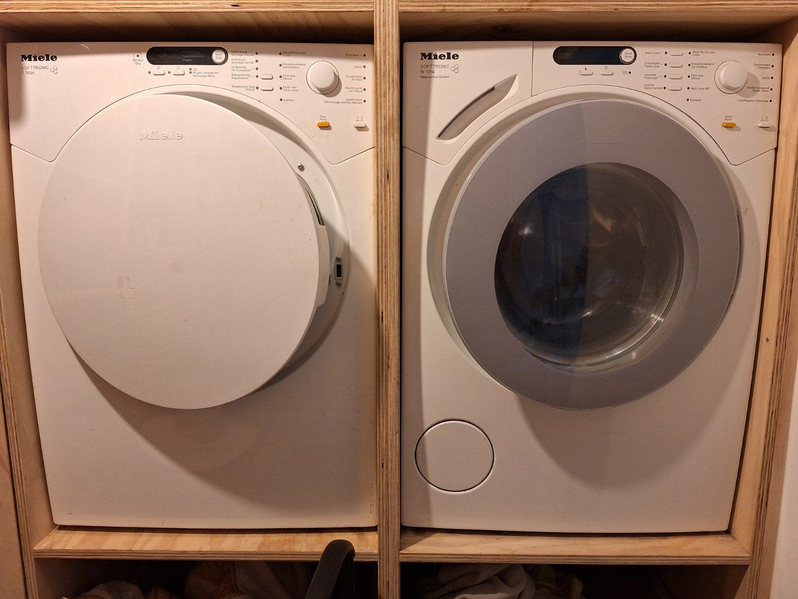 Miele wasmachine + droogkast – Softtronic – zeer degelijke s, Enlèvement
