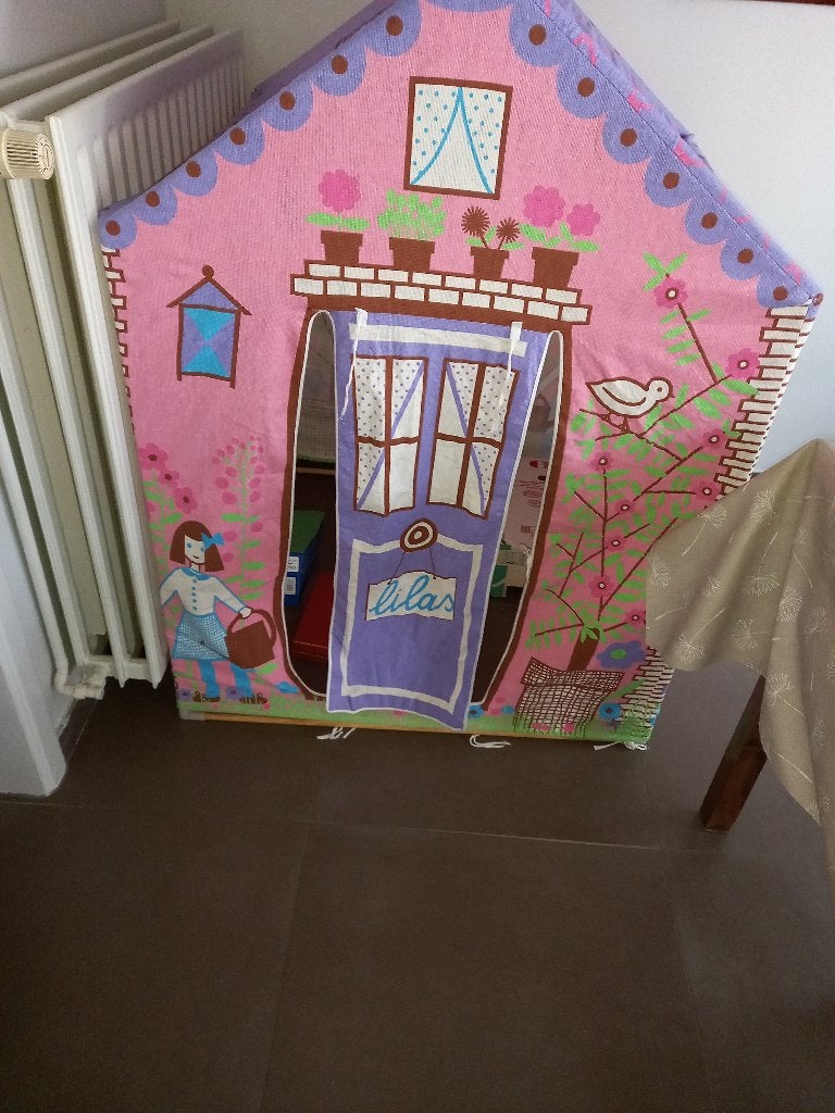 Stoffen speelhuisje, Kinderen en Baby's, Ophalen, Zo goed als nieuw, Overige materialen