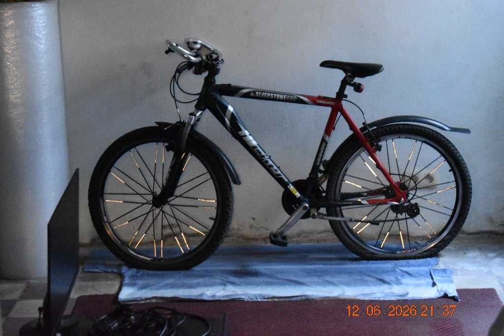 Vélo VTT sportif de marque ALVERSTONE 500 Lombardo € 45,00, Vélos & Vélomoteurs, Frein sur jante, Comme neuf, Enlèvement, Plus de 20 vitesses