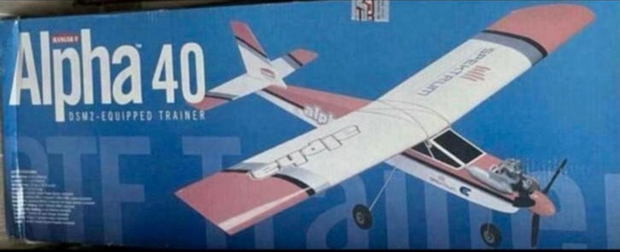 Avion radio‑commandé Alpha 40, Enlèvement, Neuf, Avion