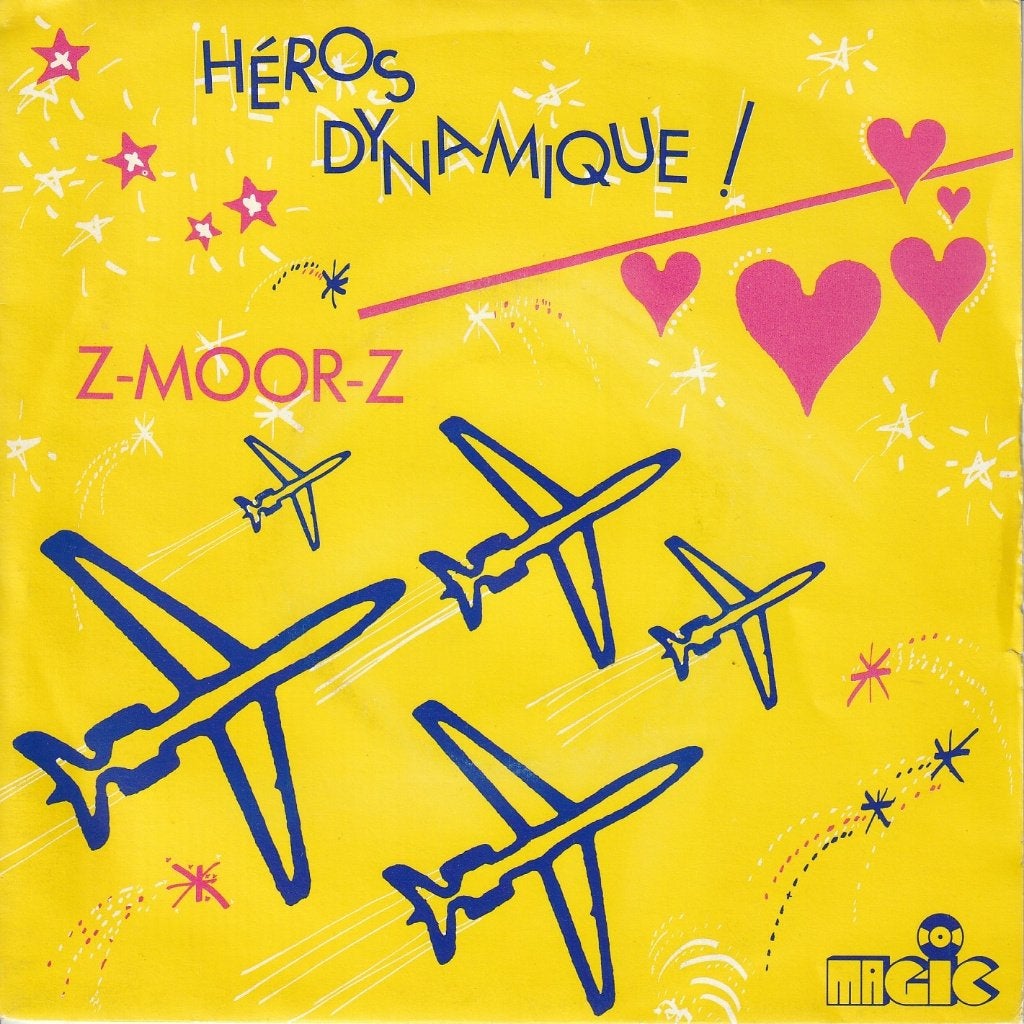 Z-Moor-Z - Héros dynamique - (M. Moers van Telex) Belpop, Enlèvement ou Envoi, 7 inch, Comme neuf, Pochette photo