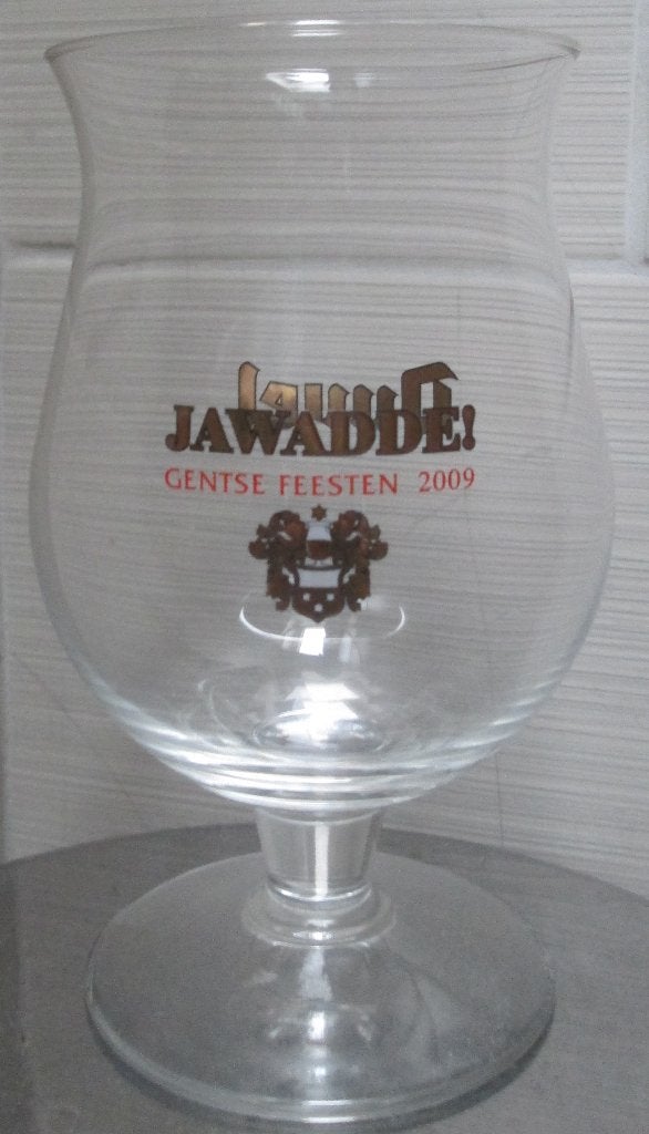 Mooi Duvel-glas van de Gentse Feesten van 2009, Verzamelen, Ophalen of Verzenden, Gebruikt, Glas of Glazen, Duvel