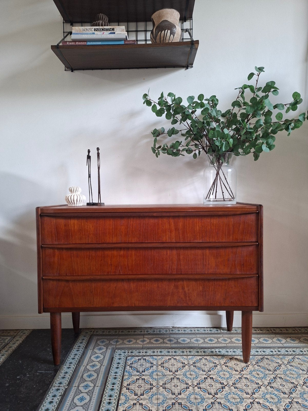 Deense vintage ladekast, Huis en Inrichting, Ophalen