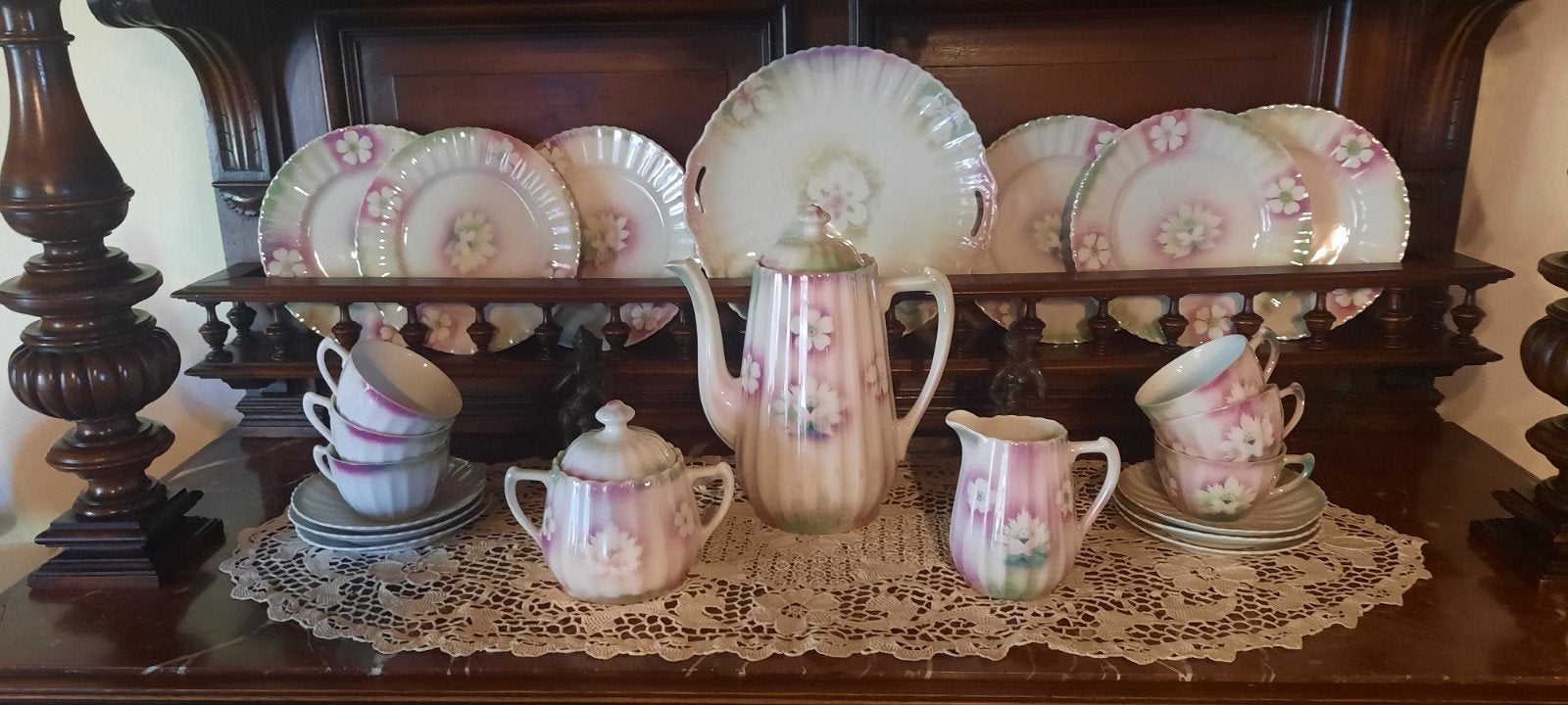 Antieke porseleinen koffieservies., Ophalen