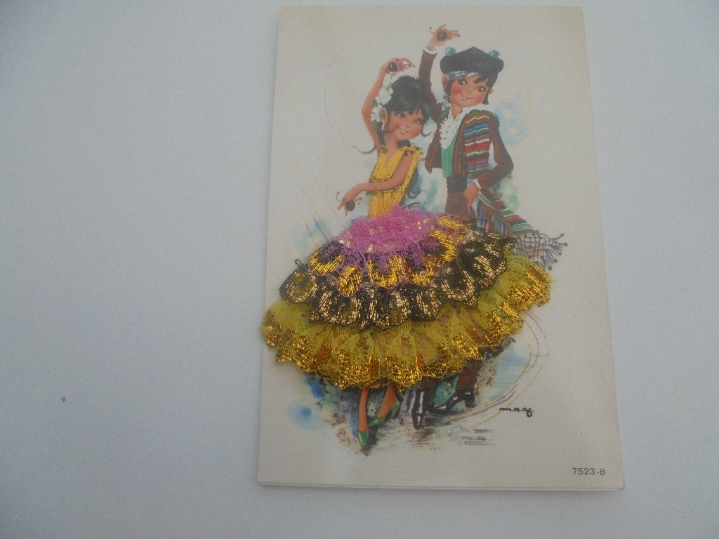 spaanse klederdracht, Collections, Cartes postales | Thème, Enlèvement ou Envoi, 1980 à nos jours, Non affranchie, Costume traditionnel