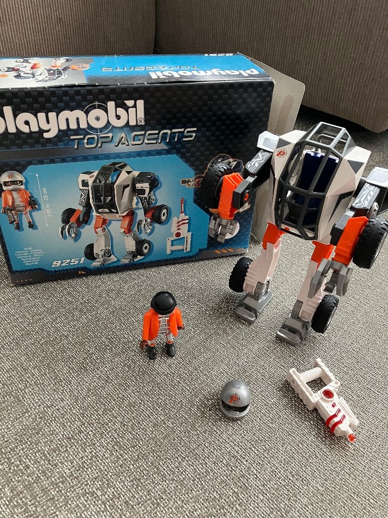 Playmobil top agent, Ophalen, Gebruikt, Complete set