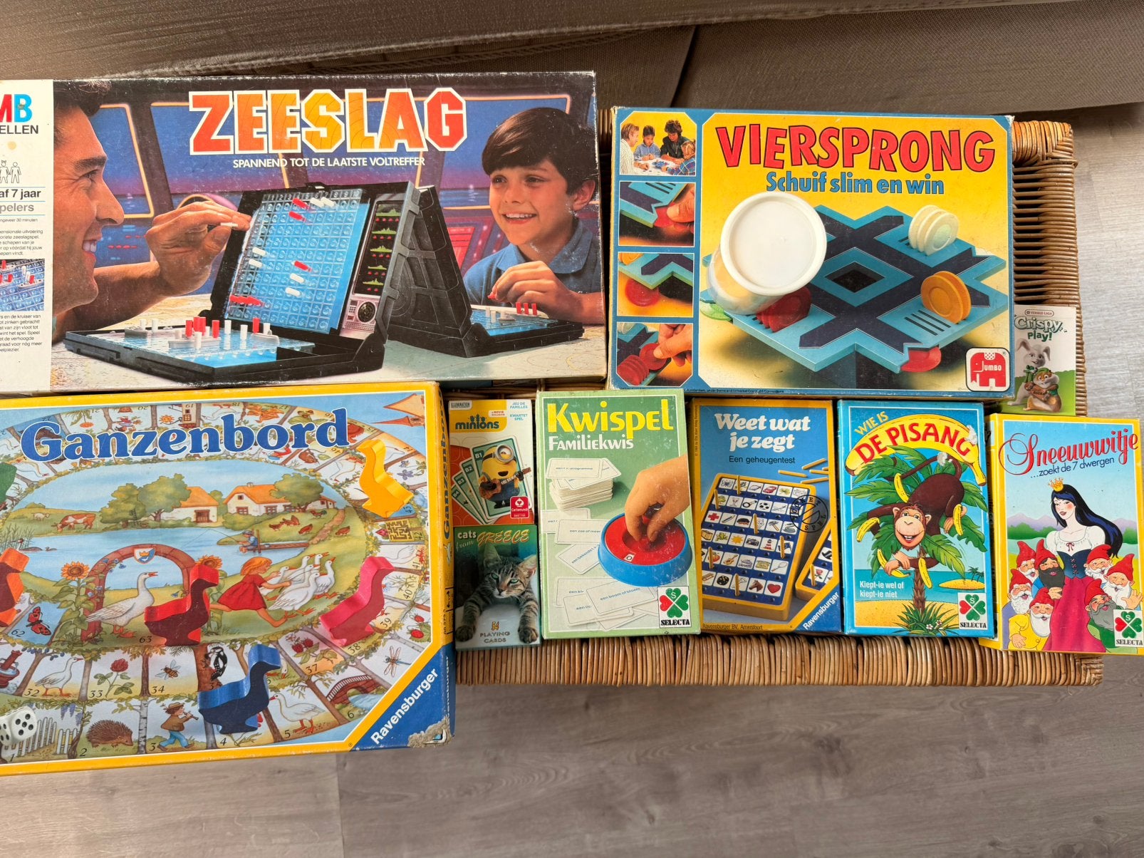 Gezelschapsspel, Ophalen, Gebruikt