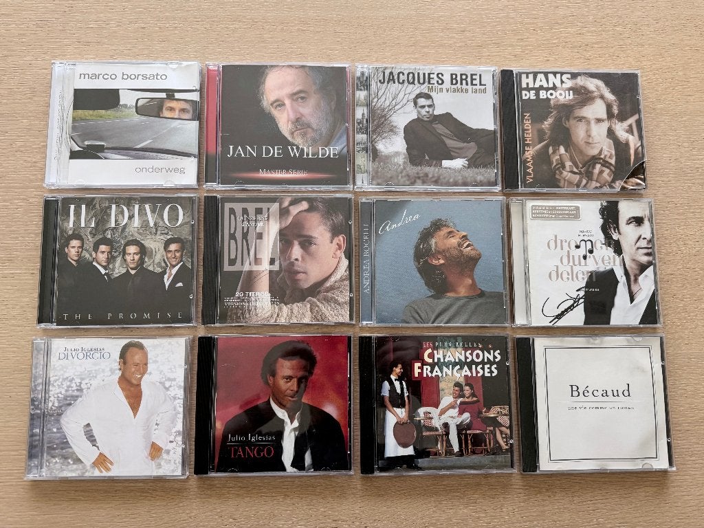 Lot met een 60-tal cd's van diverse artiesten en compilaties, Gebruikt, Ophalen of Verzenden, Verzamelalbum, Pop