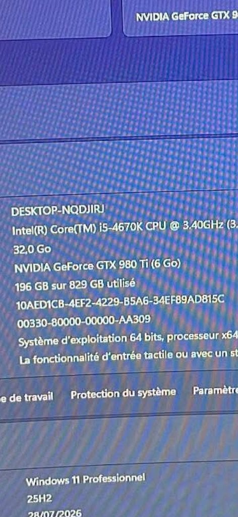 Echange pc gamer contre ps5, Computers en Software, Ophalen, 32 GB, Refurbished, Gaming