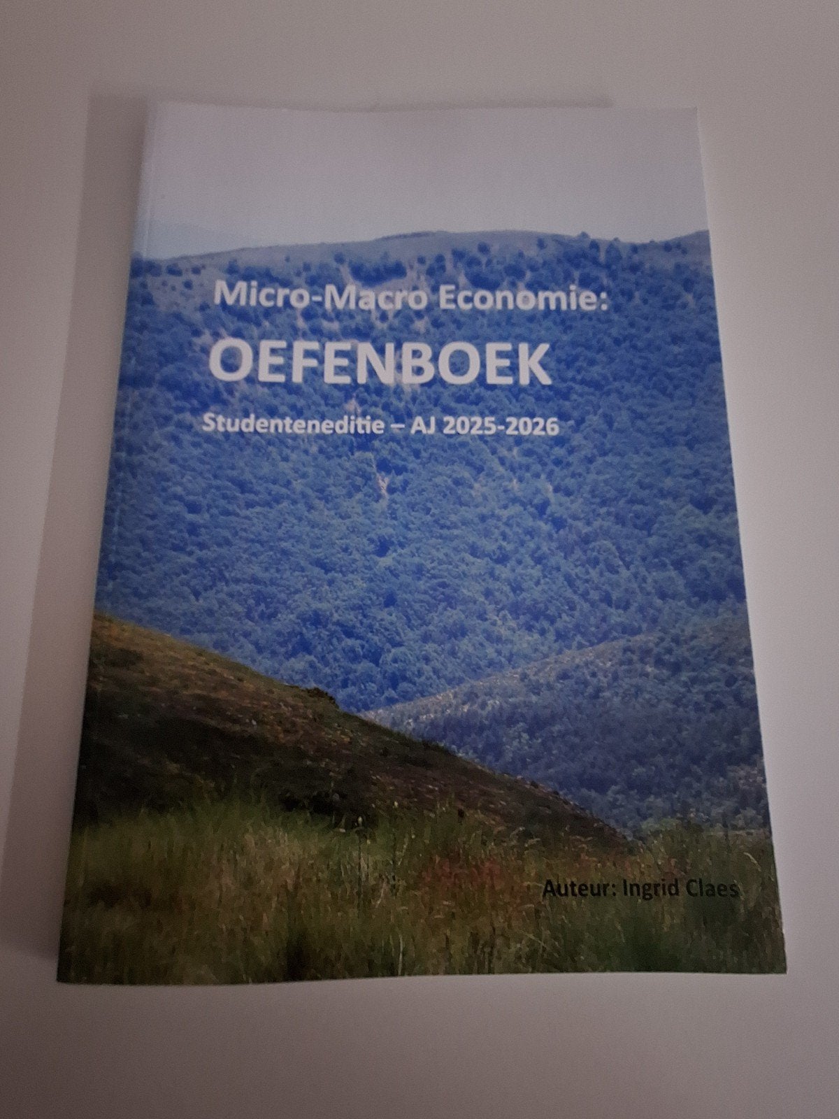 oefoenboek Micro-Macro Economie 2025-2026, Boeken, Ophalen of Verzenden, Zo goed als nieuw, Ingrid Claes, Economie en Marketing