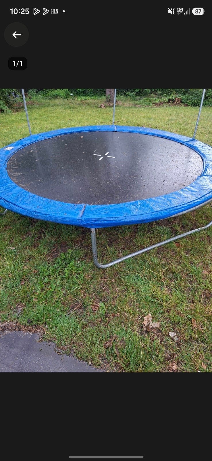 trampoline 300cm, Kinderen en Baby's, Ophalen of Verzenden, Gebruikt