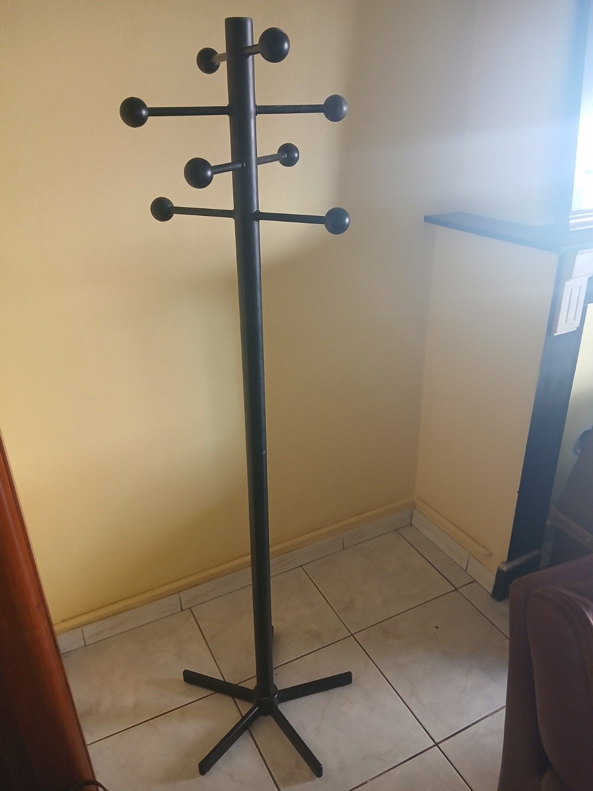 portemanteau/lampe, Utilisé, Métal, Portemanteau sur pied, 150 à 200 cm