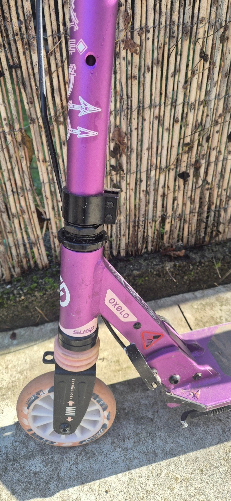 Trotinette enfant oxelo, Ophalen