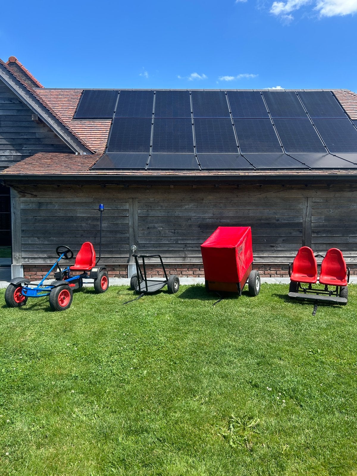 Ultieme BERG Gocart XL Megaset – Gocart + 3 Aanhangers!, Ophalen, Zo goed als nieuw, Berg, Met kar of aanhanger