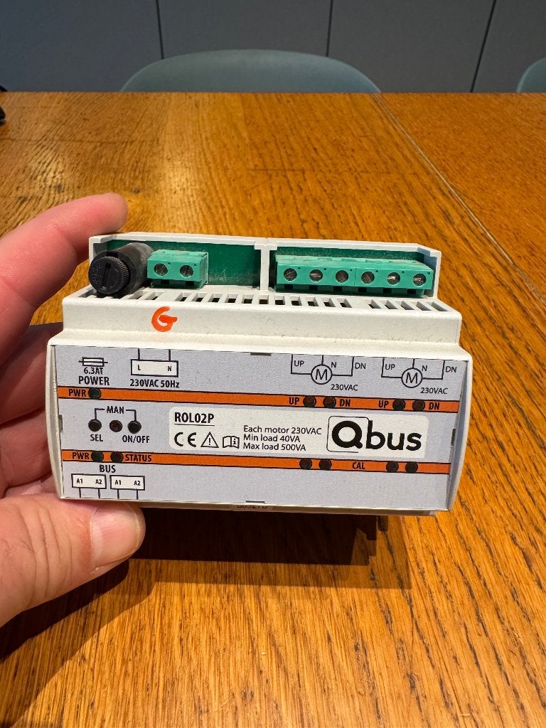 Qbus rolluikmodule, Doe-het-zelf en Bouw, Ophalen, Zo goed als nieuw, Overige merken, Overige typen