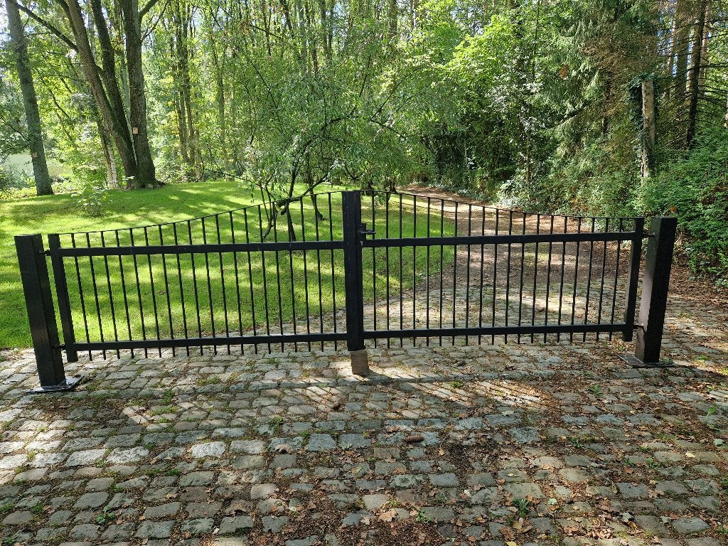 Ijzeren poort, Tuin en Terras, Ophalen, Gebruikt, IJzer, Draaipoort