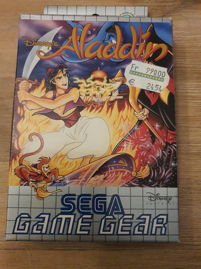Sega gamegear aladdin, Enlèvement