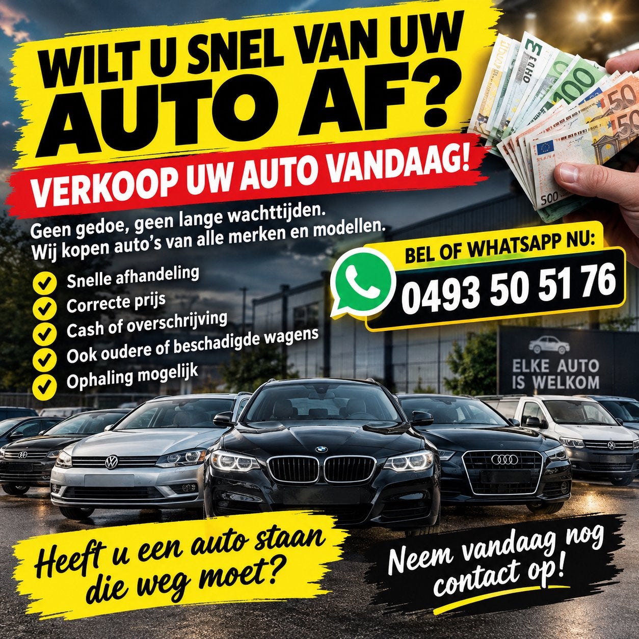 auto opkoper export 0493505176, Particulier, 4x4, Te koop