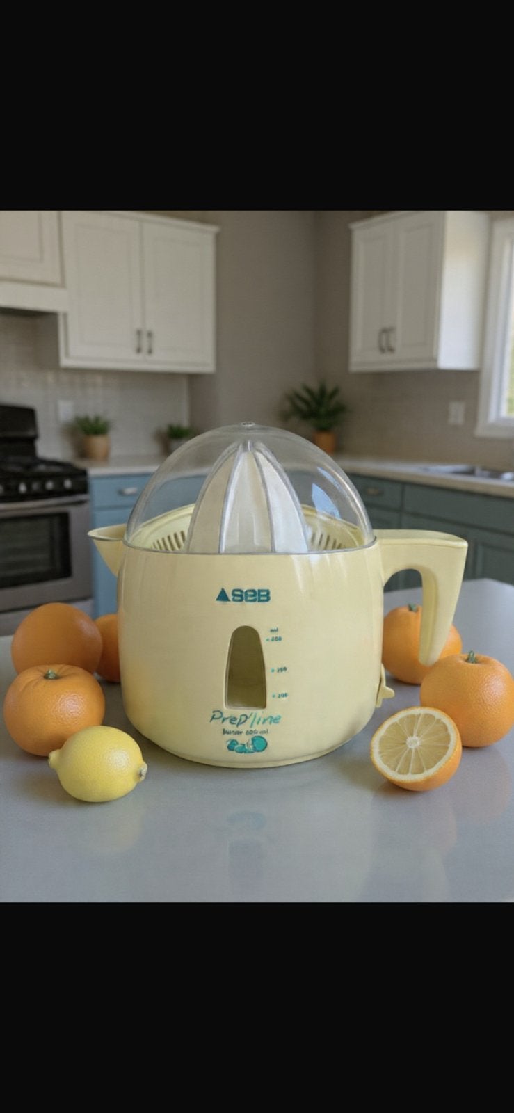 À vendre ; Presse-agrume électrique SEB Prep'line 600 ml*, Ophalen of Verzenden, Gebruikt, Elektrisch, Citruspers