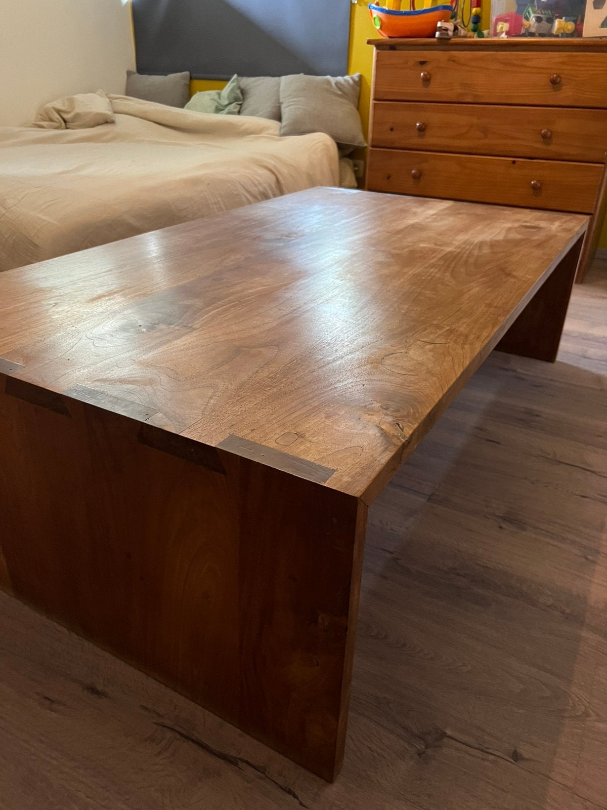 Houten salontafel, Ophalen, Gebruikt, 50 tot 100 cm, 100 tot 150 cm