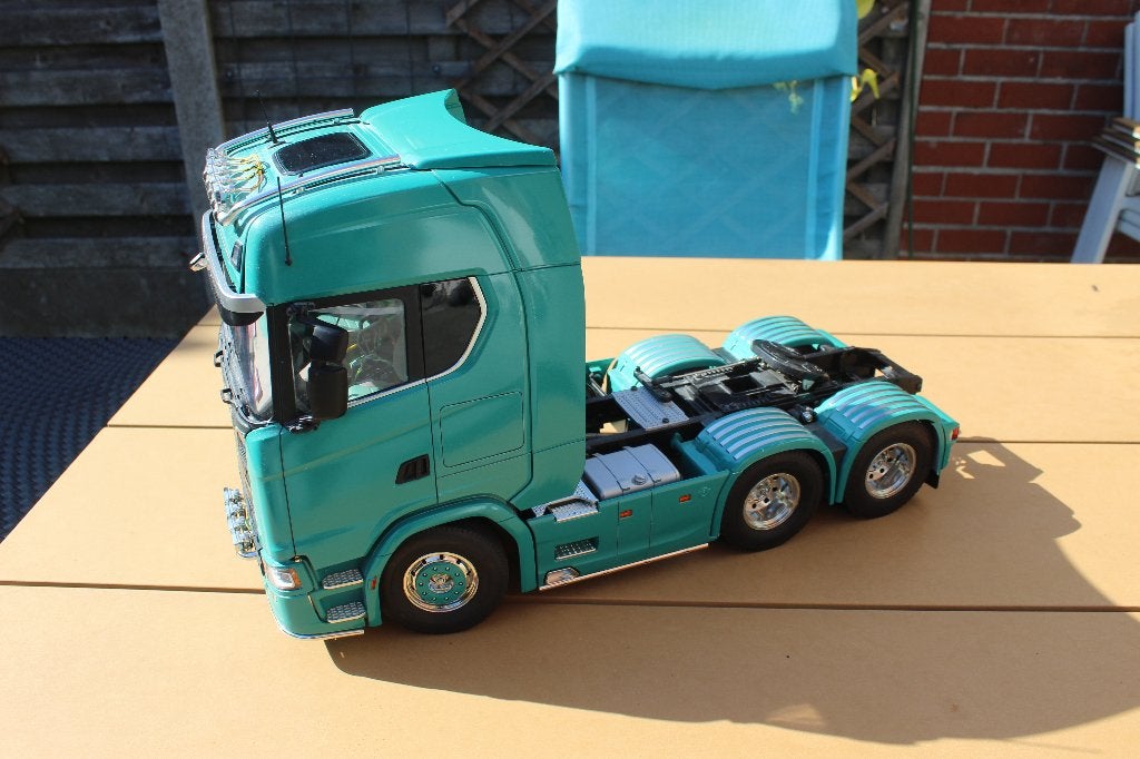 Tamya RC Truck Scania 770S 6x4 met zender, Enlèvement, Comme neuf