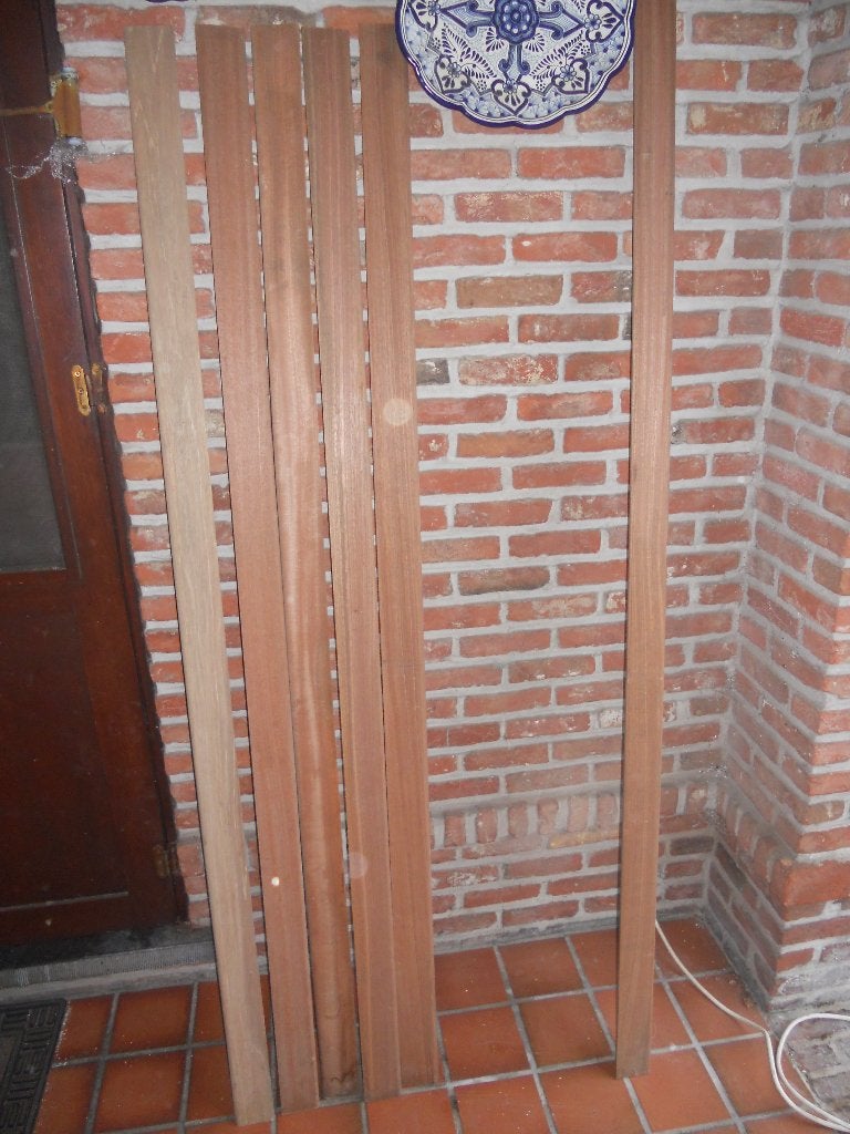 Plinthes Meranti, Bricolage & Construction, Plinthes & Finitions, Enlèvement, Neuf, Plinthes