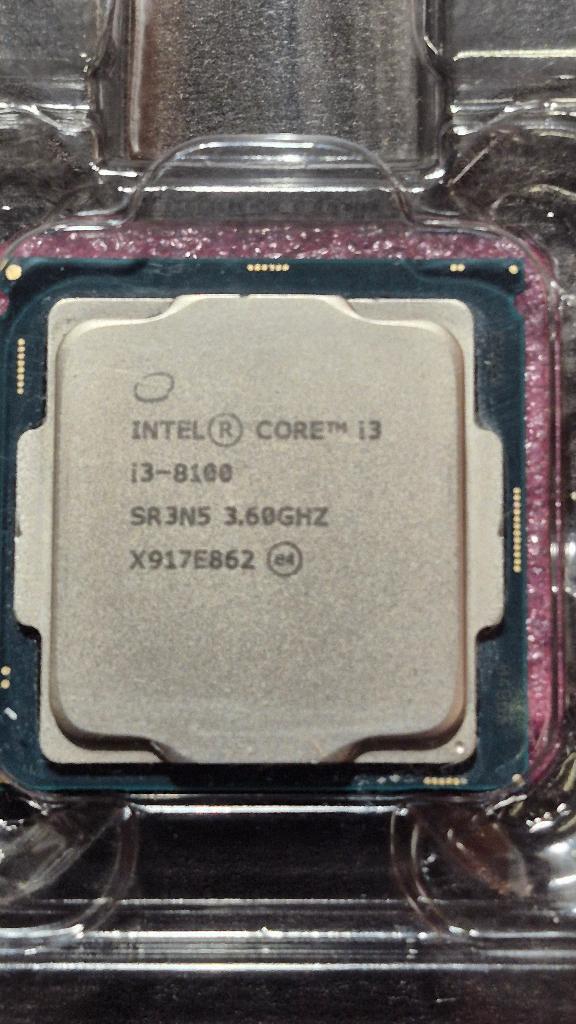 Intel Core i3-8100-processor, Computers en Software, Processors, LGA 1151, Gebruikt, 4-core, Ophalen of Verzenden