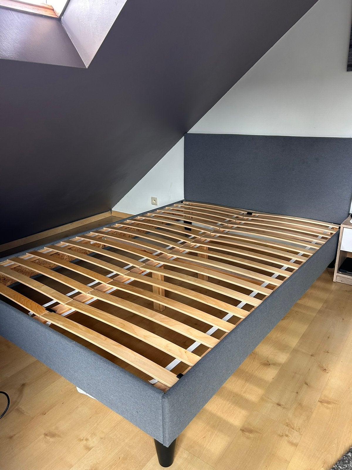 LIT SOMMIER 140X200 sans matelas, Enlèvement, Utilisé, Deux personnes, Ikea
