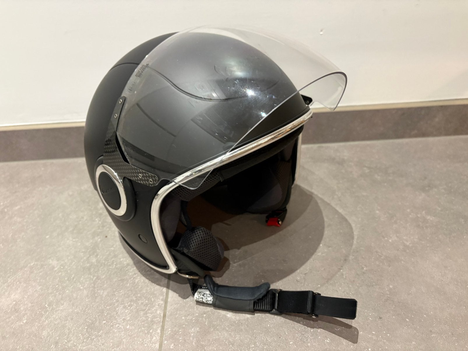 Vespa helm, Vélos & Vélomoteurs, Enlèvement, Comme neuf