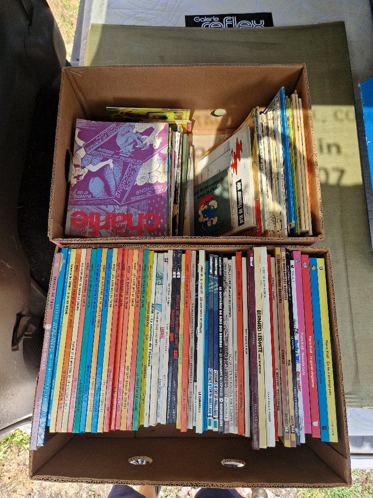lot BD's & périodiques vintage + Livres pour enfants, Plusieurs BD, Enlèvement, Utilisé