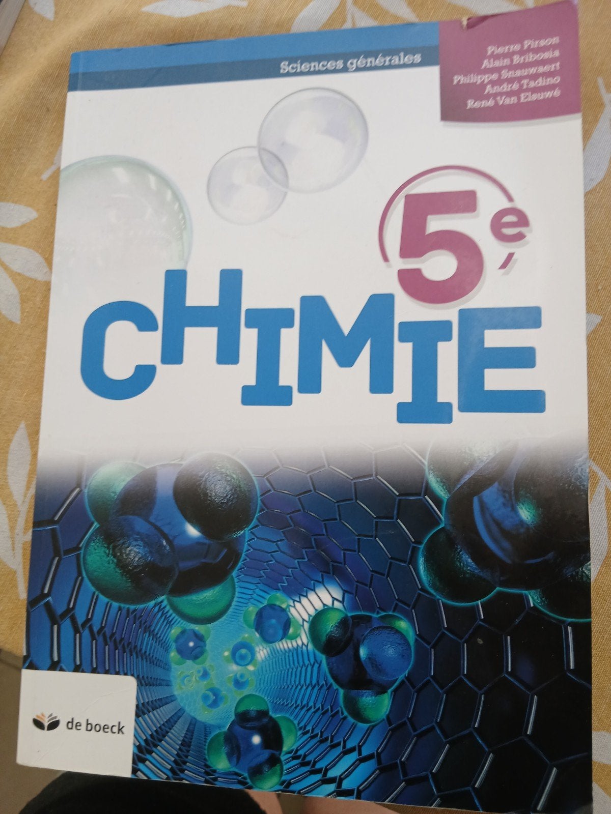 Manuel de Chimie 5ème, Enlèvement ou Envoi, Chimie
