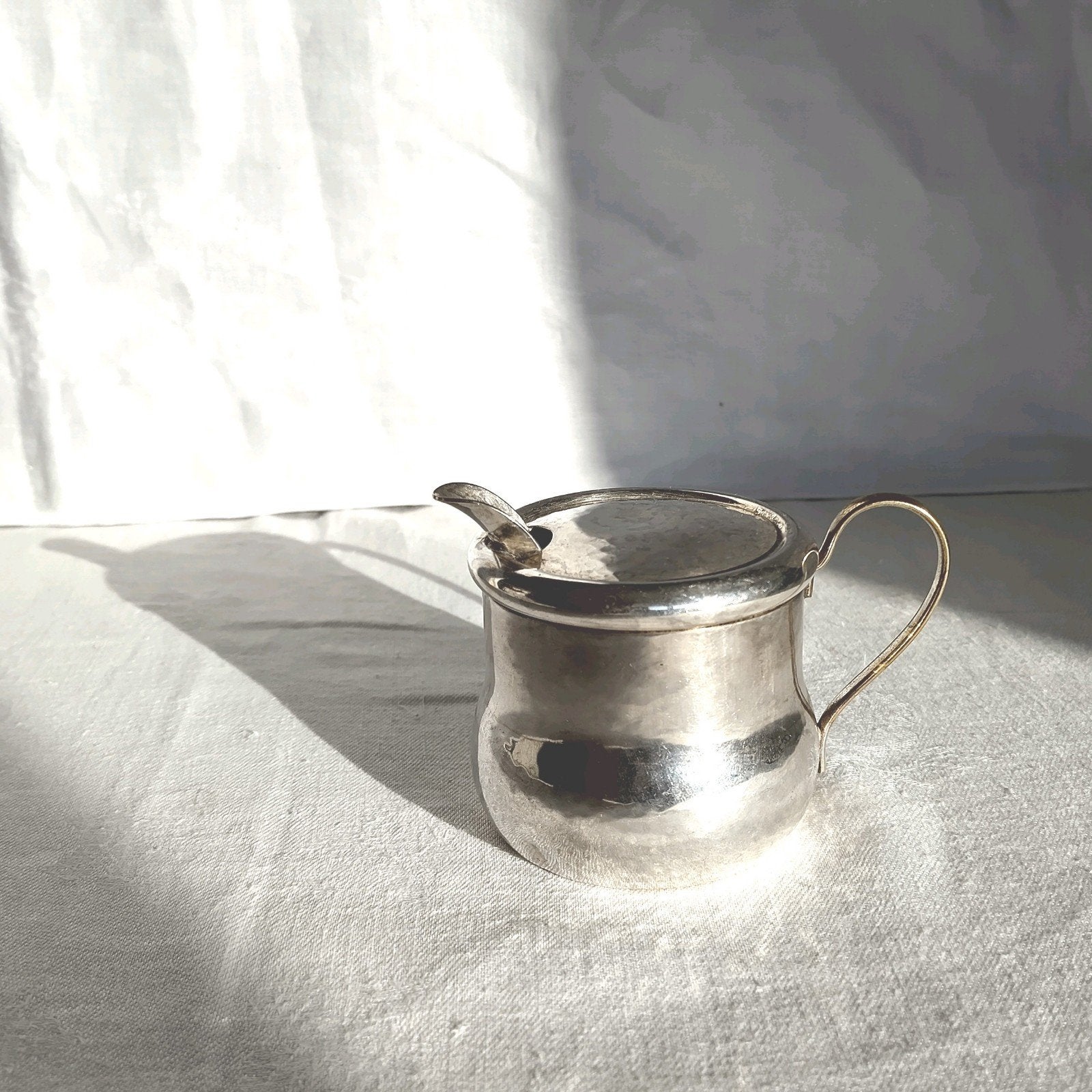 Oude vintage Duitse creamer H.K.E. Silver 1000, Antiek en Kunst, Ophalen of Verzenden, Zilver