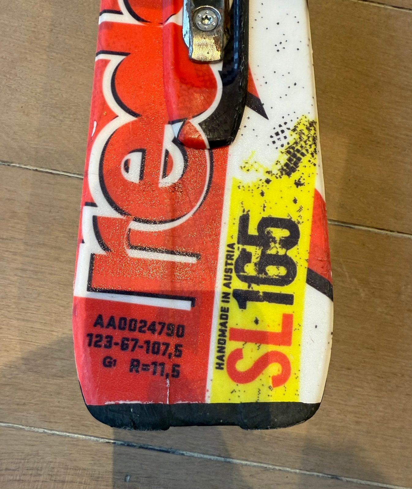 Skis Atomic Redster SL165 slalom + Fix Neox TL12, 160 tot 180 cm, Gebruikt, Ophalen of Verzenden, Atomic