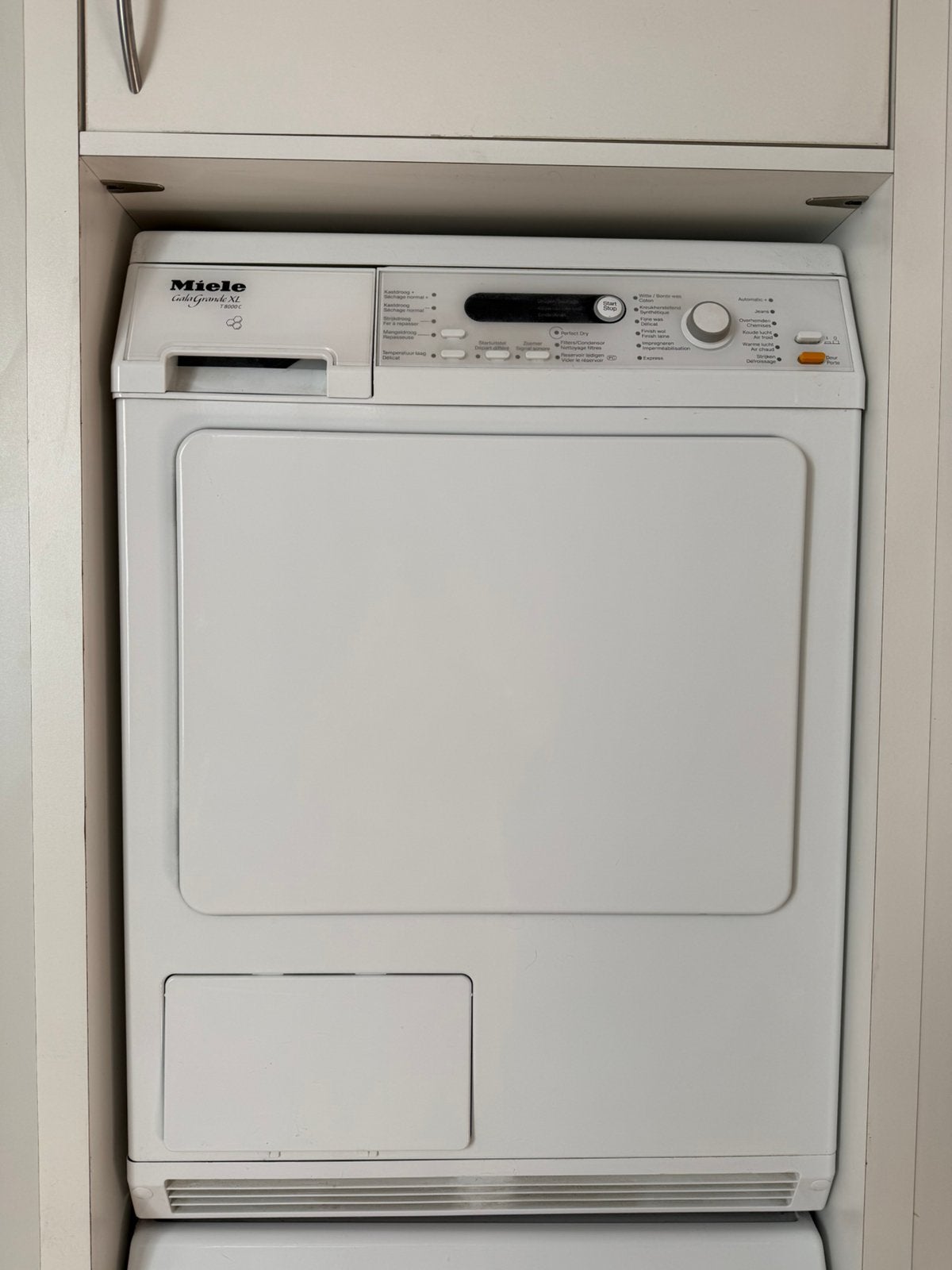 Droogkast Miele Gala Grande XL T8829C condensdroger., Ophalen, Gebruikt, Voorlader, Condens
