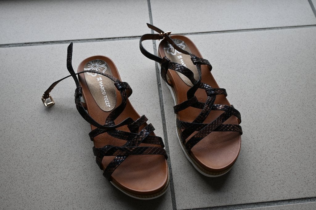 sandales, Kleding | Dames, Ophalen, Zo goed als nieuw, Bruin