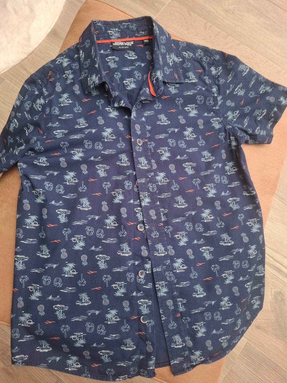 hemd korte mouw urban wave bel&bo maat 140, Kinderen en Baby's, Kinderkleding | Maat 140, Ophalen