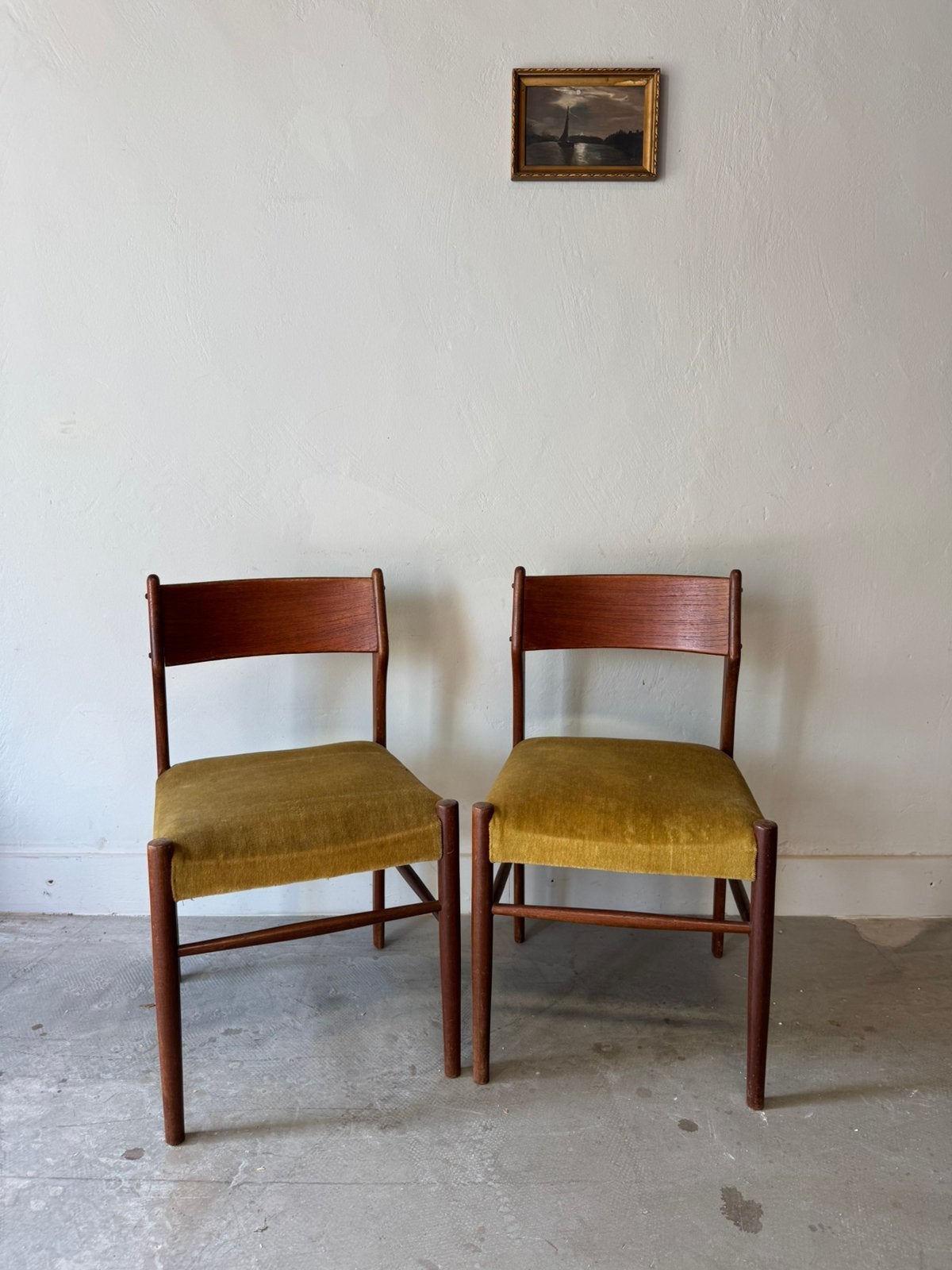 Set van 2 vintage stoelen, Ophalen, Zo goed als nieuw