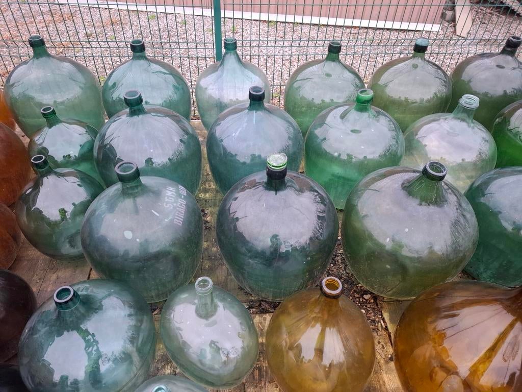 Dame jeanne flessen als ideale decoratie v tuin & terras!, Tuin en Terras, Ophalen