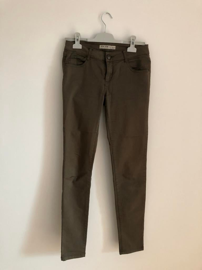 Pantalon kaki femme taille 36 Cache Cache, Ophalen of Verzenden, Zo goed als nieuw