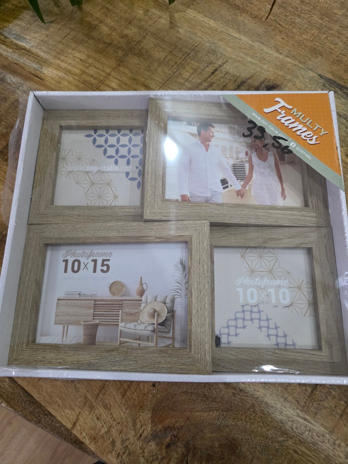 houten foto kaders 1015 en 1010, Audio, Tv en Foto, Ophalen, Bruin, Hout