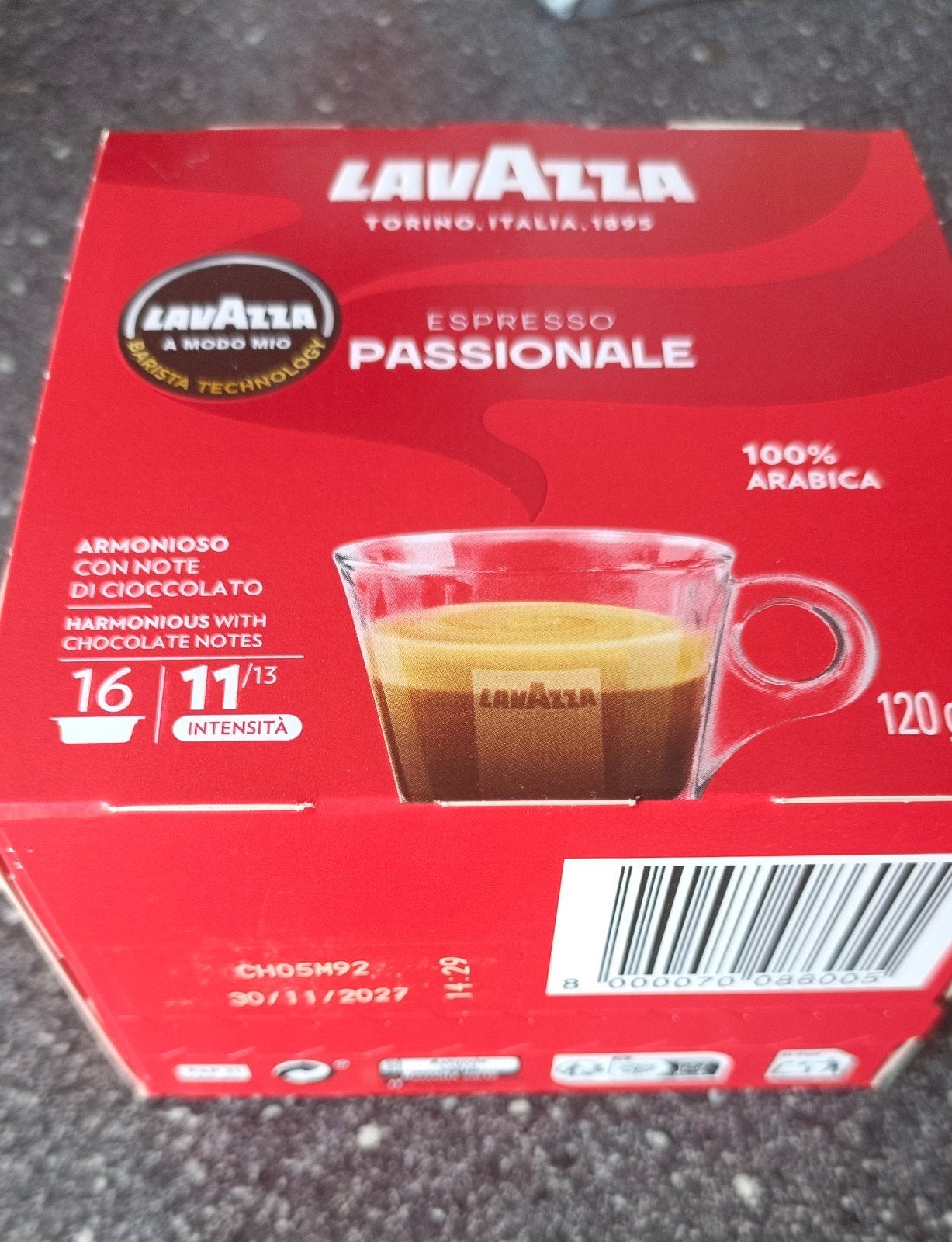 koffiecapsules Lavazza a modo mio, Enlèvement