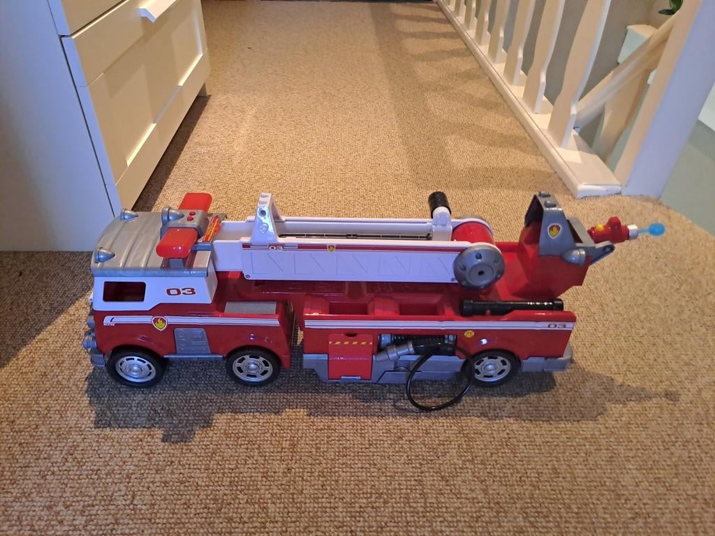 Paw Patrol Brandweer 25 EURO, Kinderen en Baby's, Speelgoed | Actiefiguren, Ophalen, Zo goed als nieuw
