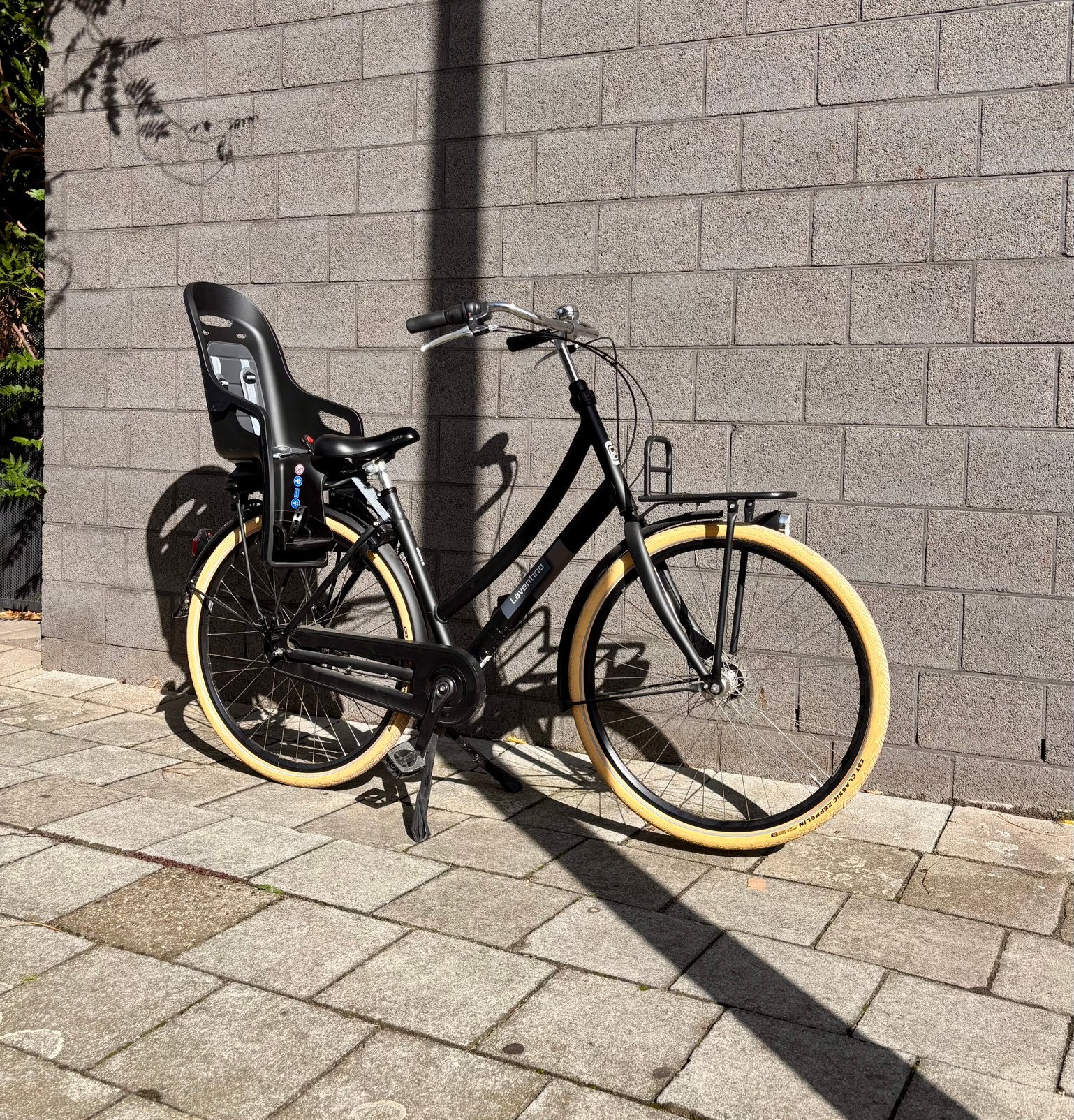 Damesfiets met kinderstoel, Autres marques, Vitesses, Comme neuf, Enlèvement