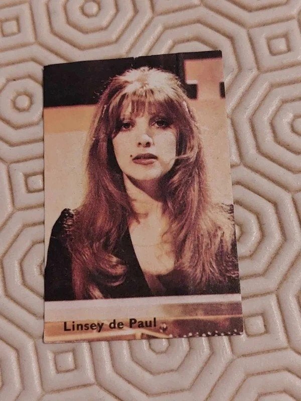 Prentje/Chromo : Linsey de Paul/Victoria (General Chocolate), Collections, Enlèvement ou Envoi, Utilisé, Autres types