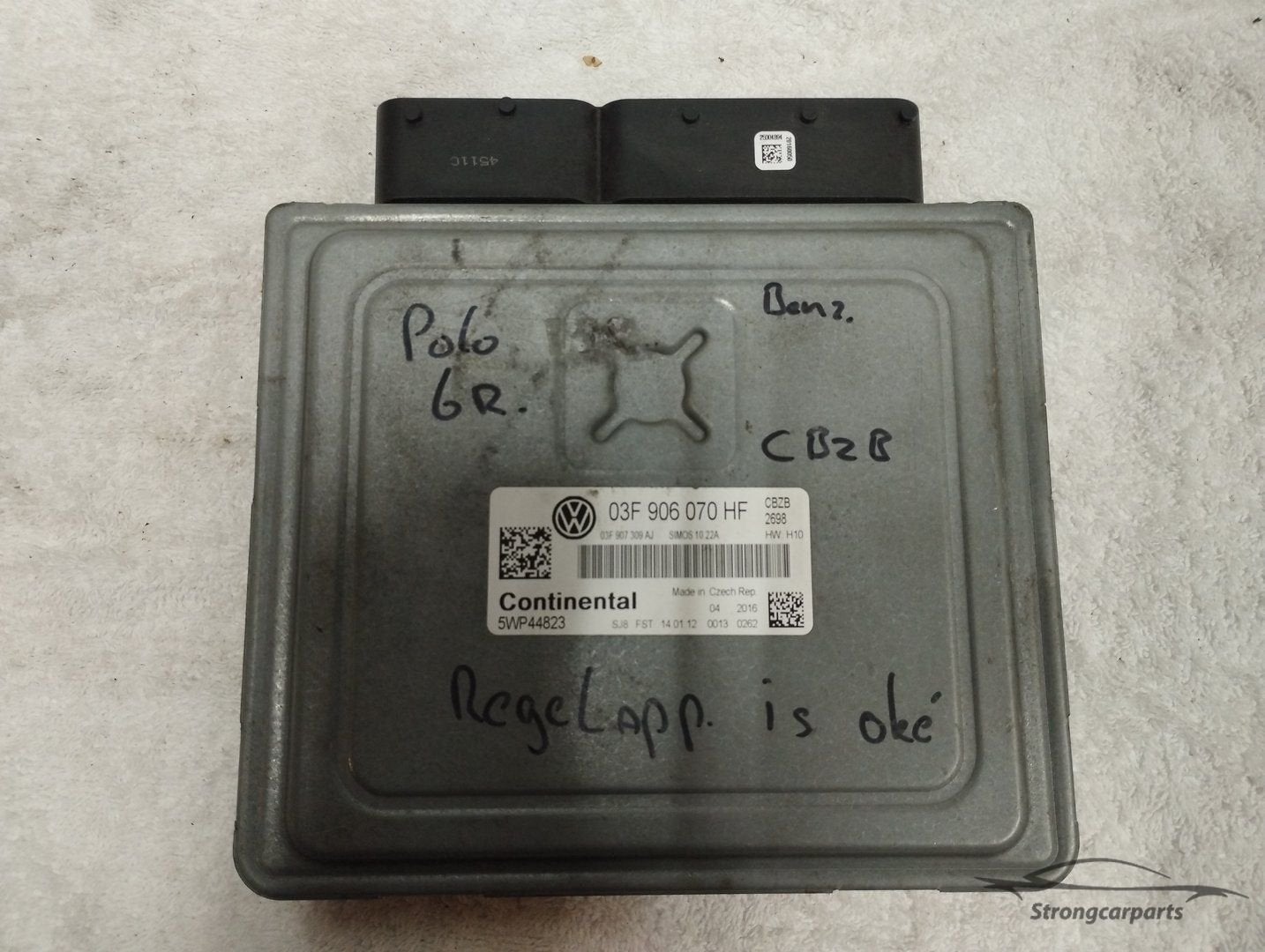 ECU motormanagement VW polo 6R  03F906070HF 1.2 tsi CBZB 105, Gebruikt, -, Volkswagen, -