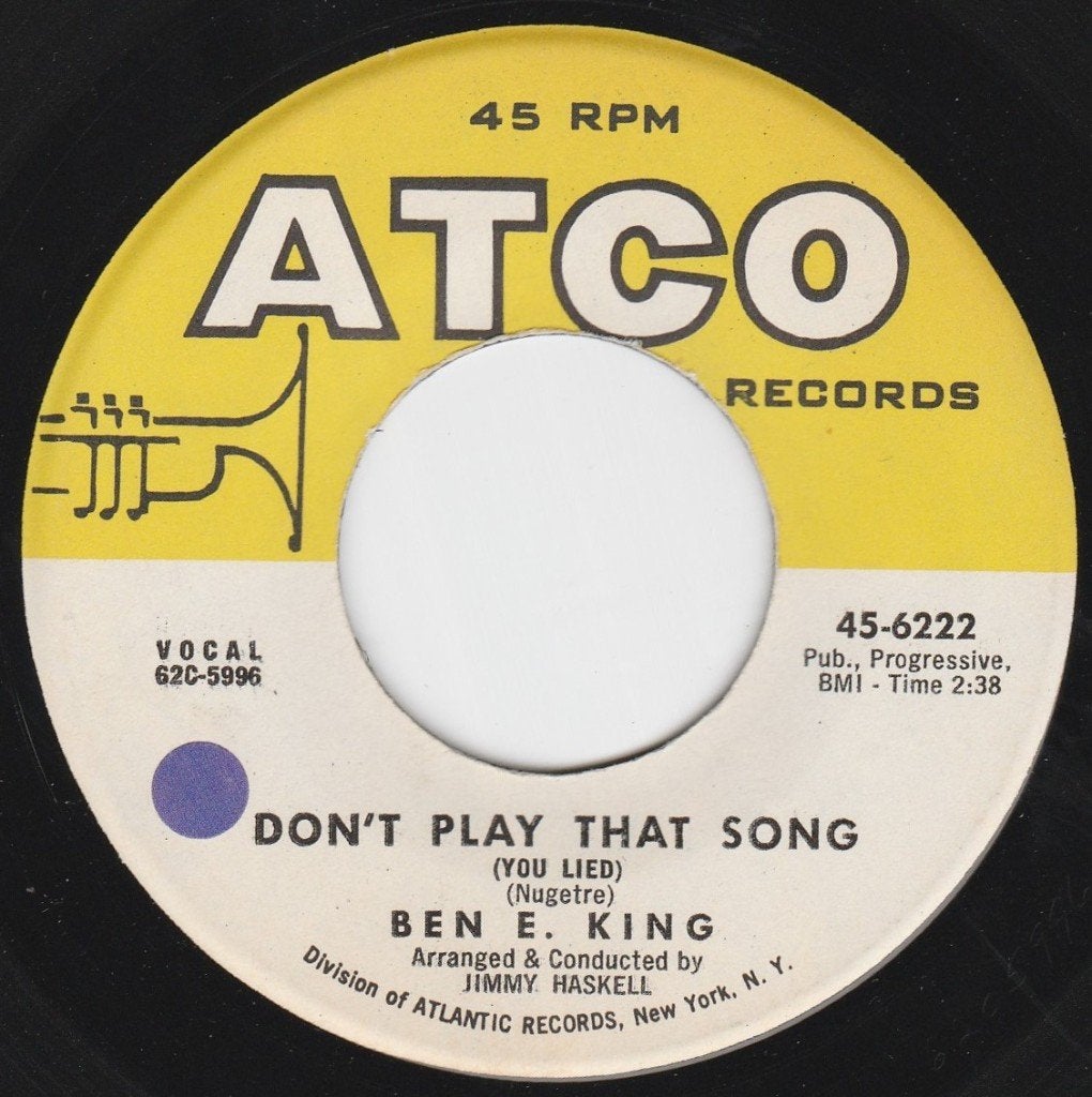 Ben E. King - Speel dat liedje niet* Oldies Soul*, Gebruikt, 7 inch, Soul, Overige typen