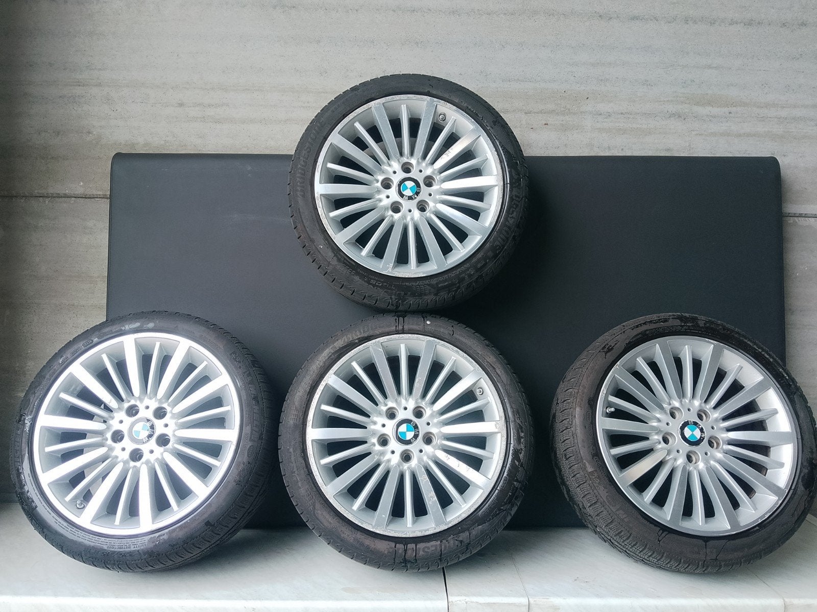 Set jantes+pneus pour différents modèles pour BMW - original, Enlèvement, Utilisé, BMW